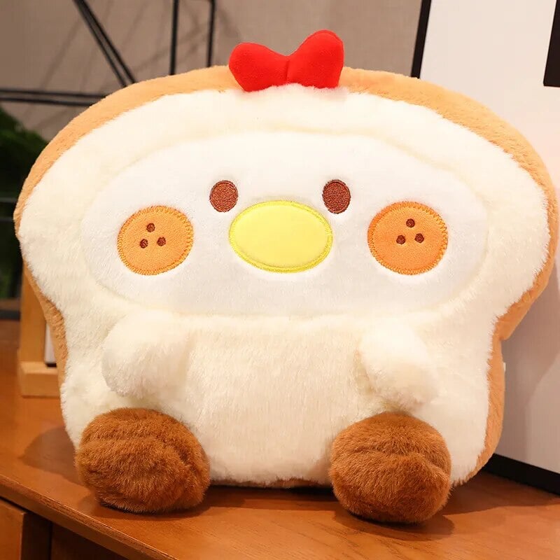 kawaiies-softtoys-plushies-kawaii-plush-Fluffy Bunny Dog Chicken Toastie Bread Plushie Soft toy Duck 8in / 20cm