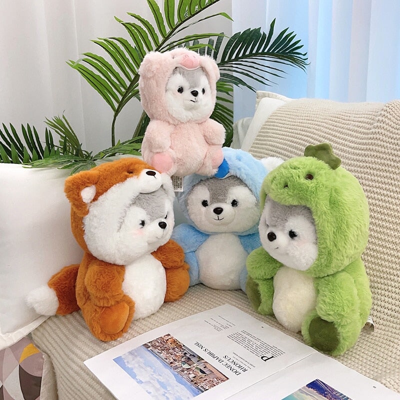 kawaiies-softtoys-plushies-kawaii-plush-Fluffy Husky Plushie Squad | NEW Soft toy 