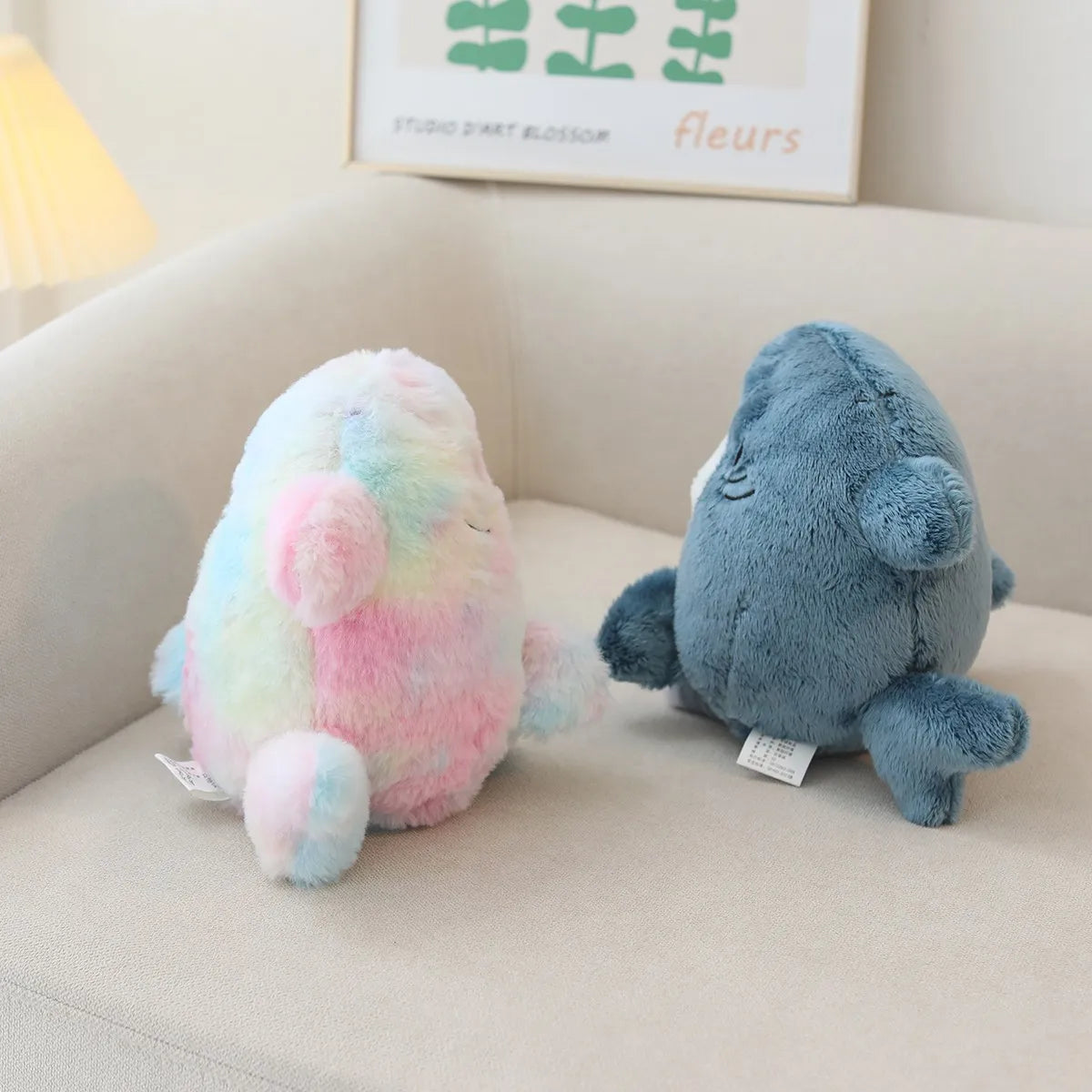 kawaiies-softtoys-plushies-kawaii-plush-Fluffy Kawaii Ginger Gray Shark Cat Plushies Soft toy