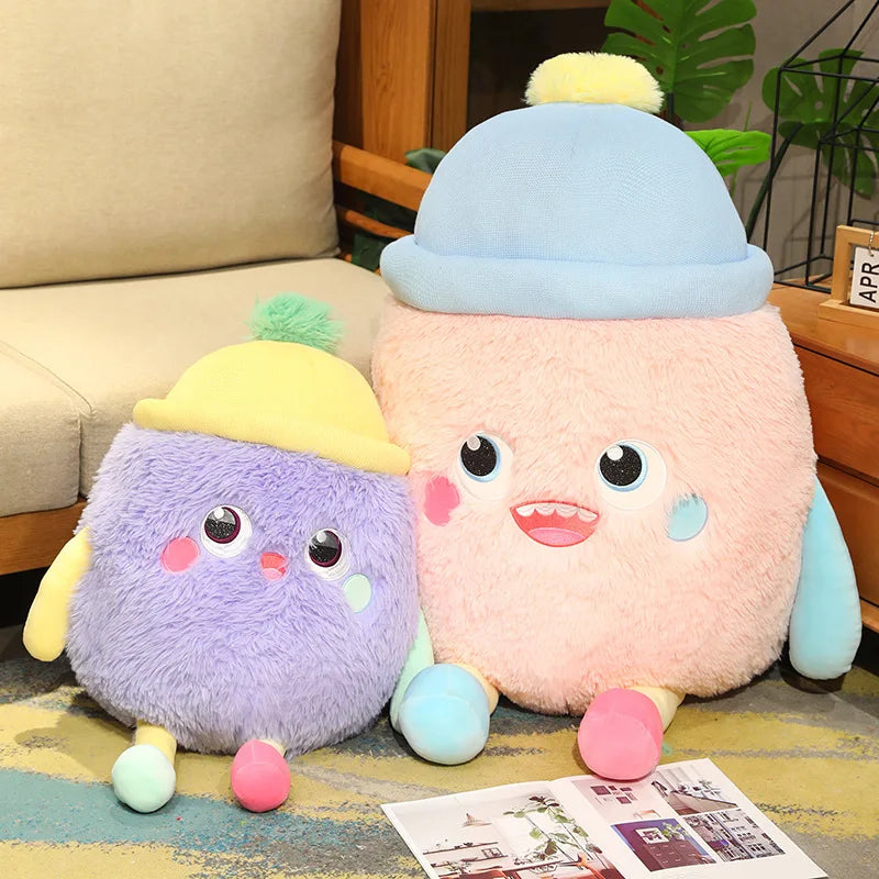 kawaiies-softtoys-plushies-kawaii-plush-Fluffy Monster Milk Bottles Plushie Soft toy