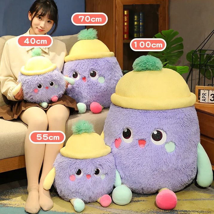 kawaiies-softtoys-plushies-kawaii-plush-Fluffy Monster Milk Bottles Plushie Soft toy