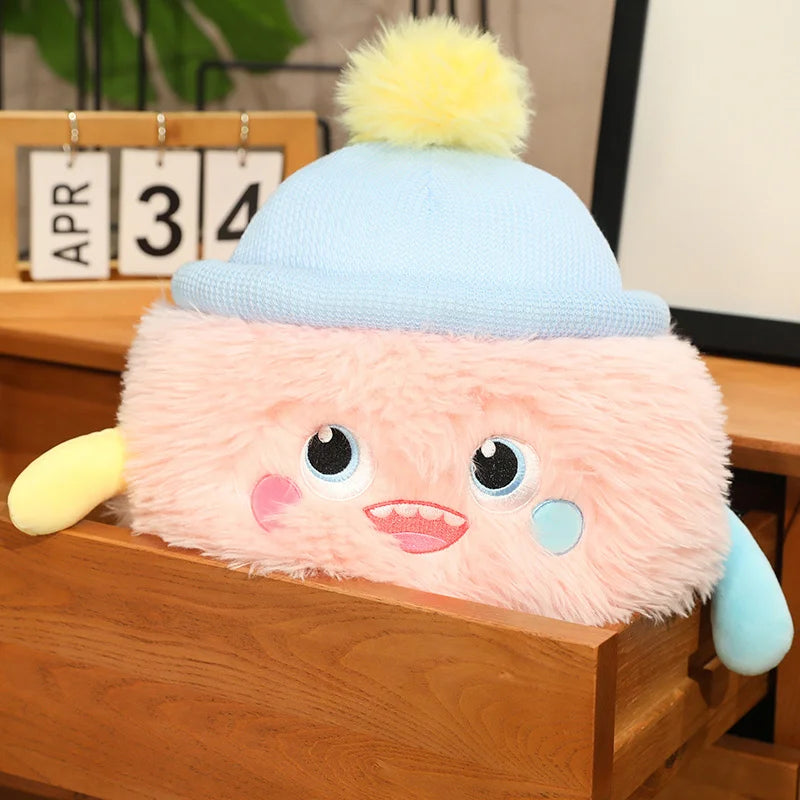 kawaiies-softtoys-plushies-kawaii-plush-Fluffy Monster Milk Bottles Plushie Soft toy