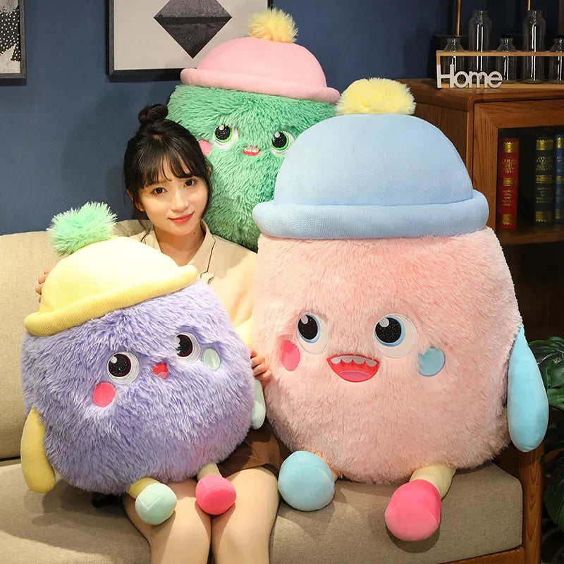 kawaiies-softtoys-plushies-kawaii-plush-Fluffy Monster Milk Bottles Plushie Soft toy