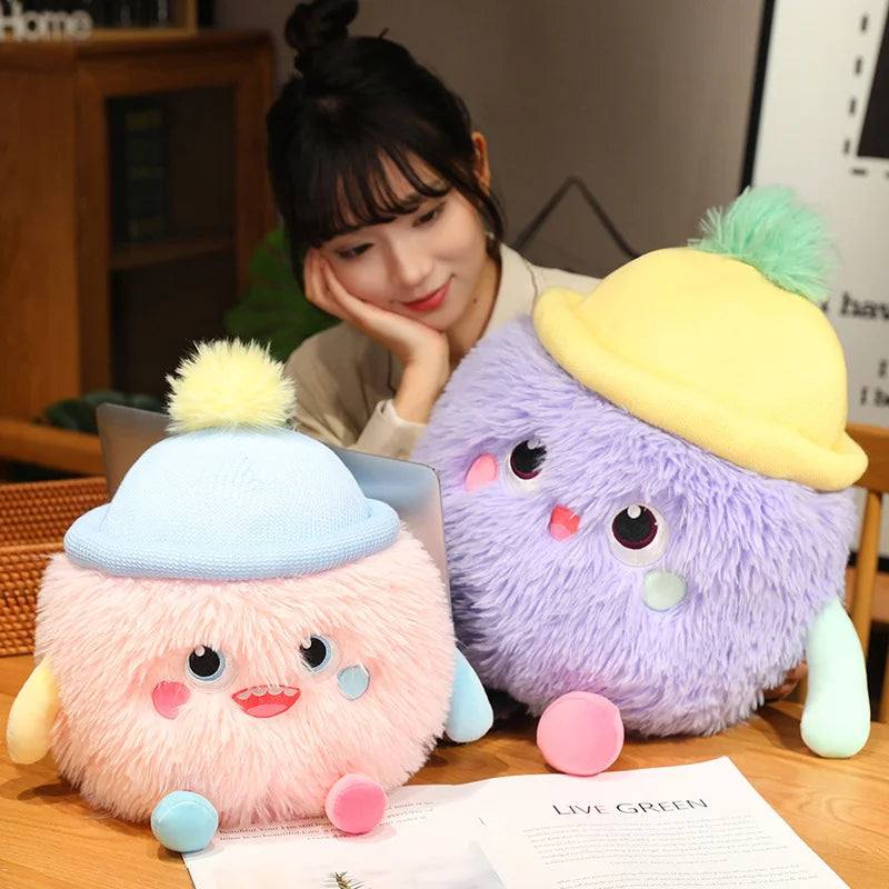 kawaiies-softtoys-plushies-kawaii-plush-Fluffy Monster Milk Bottles Plushie Soft toy