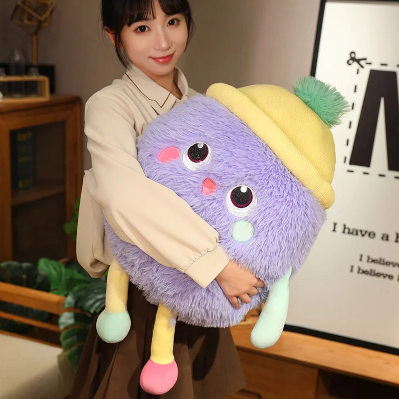 kawaiies-softtoys-plushies-kawaii-plush-Fluffy Monster Milk Bottles Plushie Soft toy