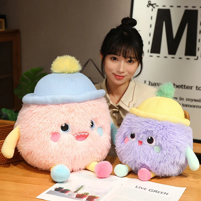 kawaiies-softtoys-plushies-kawaii-plush-Fluffy Monster Milk Bottles Plushie Soft toy