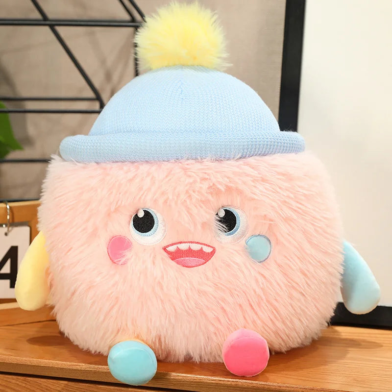 kawaiies-softtoys-plushies-kawaii-plush-Fluffy Monster Milk Bottles Plushie Soft toy Pink 16in / 40cm