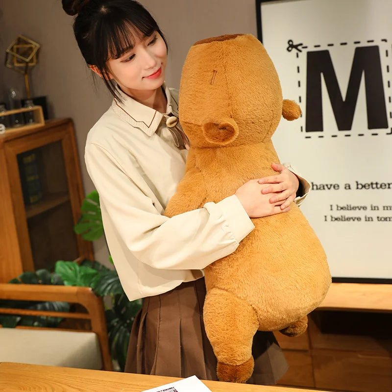 kawaiies-softtoys-plushies-kawaii-plush-Fluffy Sleepy Capybara Plushies Soft toy
