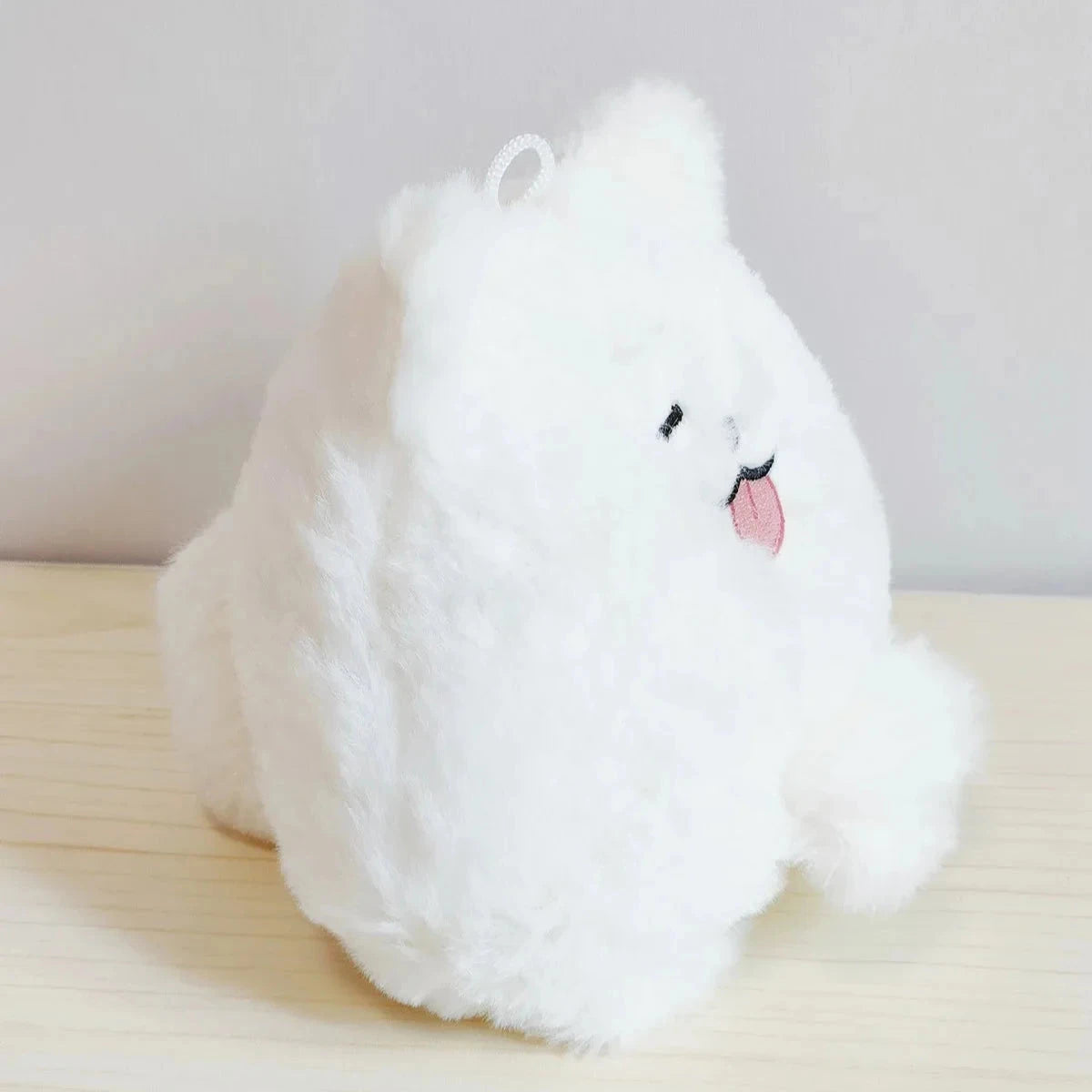 kawaiies-softtoys-plushies-kawaii-plush-Fluffy White Samoyed Puppy Plushie Soft toy 5in / 13cm Pendant