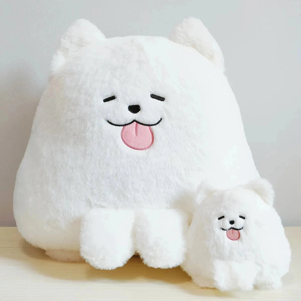 kawaiies-softtoys-plushies-kawaii-plush-Fluffy White Samoyed Puppy Plushie Soft toy