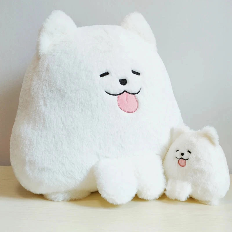 kawaiies-softtoys-plushies-kawaii-plush-Fluffy White Samoyed Puppy Plushie Soft toy