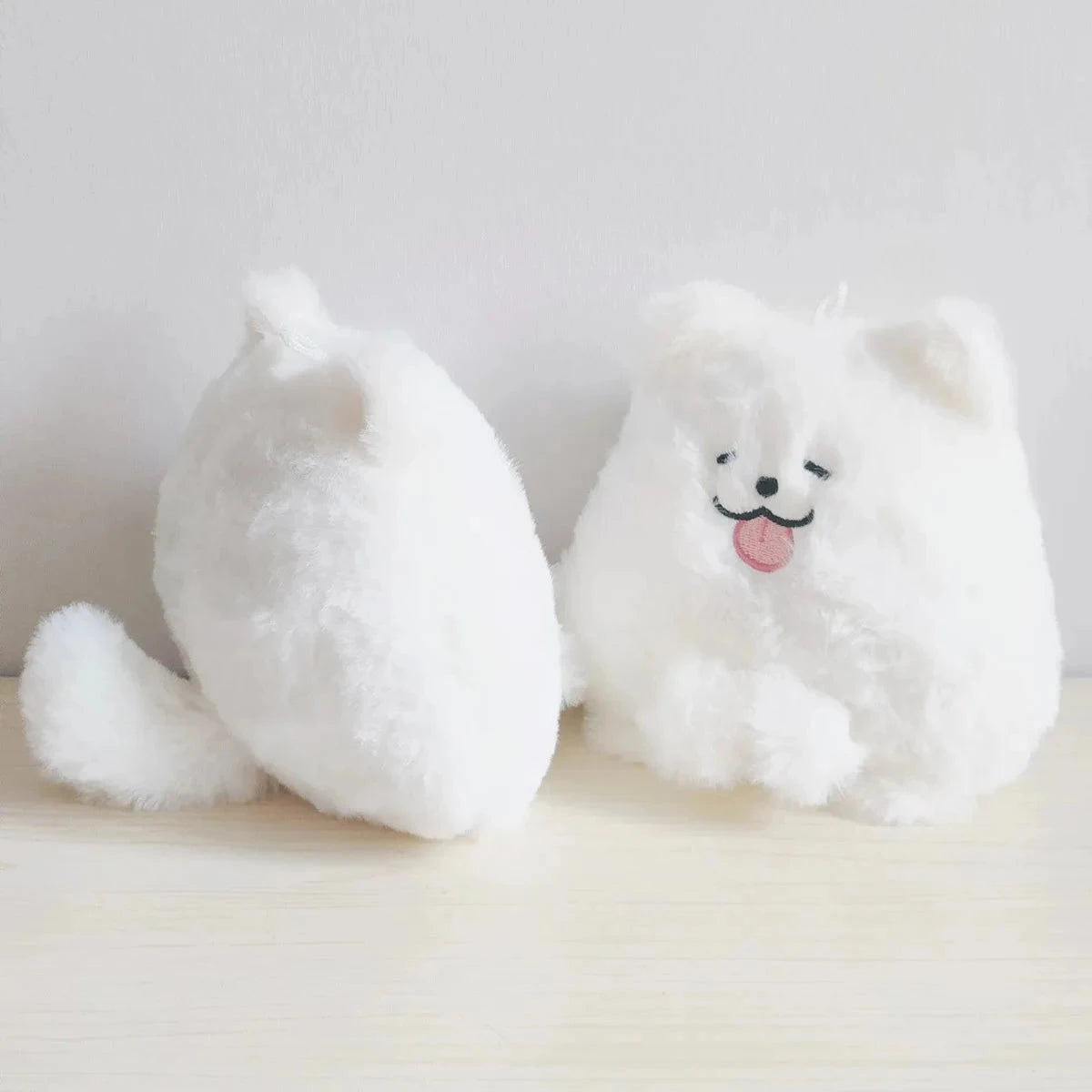 kawaiies-softtoys-plushies-kawaii-plush-Fluffy White Samoyed Puppy Plushie Soft toy