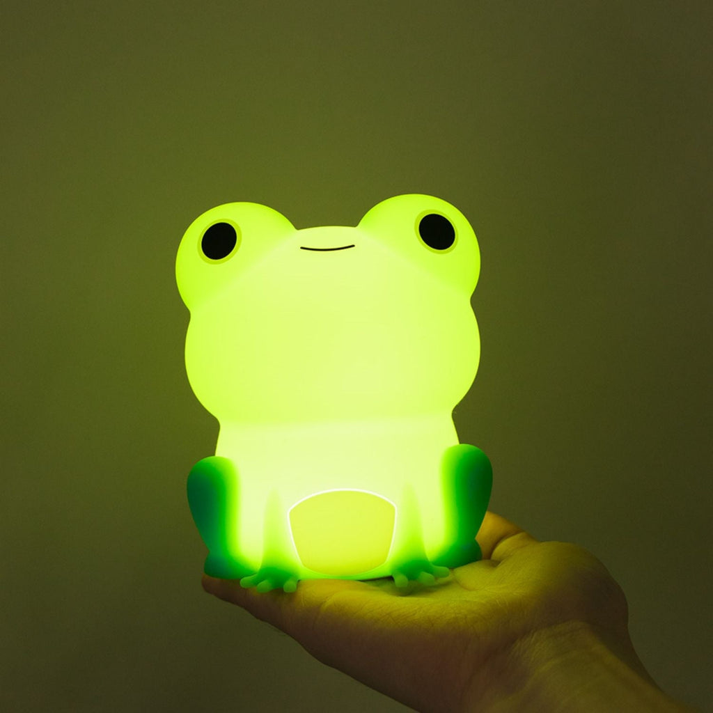 kawaiies-softtoys-plushies-kawaii-plush-Forest Friends LED Night Light Collection Home Decor Green Frog 