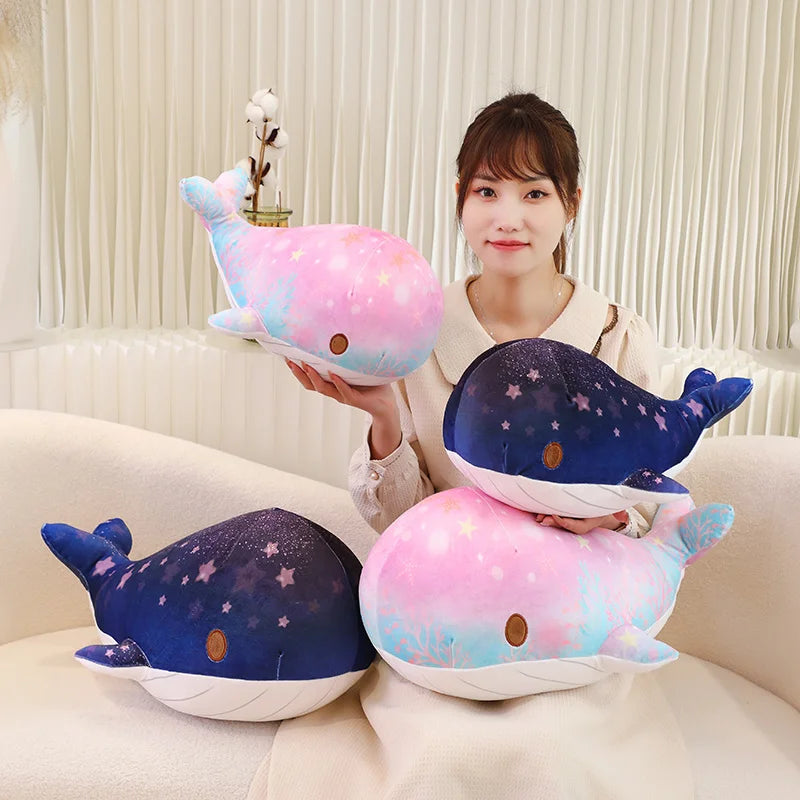 kawaiies-softtoys-plushies-kawaii-plush-Galaxy Starry Kawaii Blue Pink Whale Plushies Soft toy
