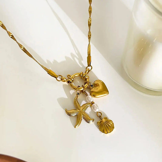 kawaiies-softtoys-plushies-kawaii-plush-Golden Tide Charm Necklace Jewelry