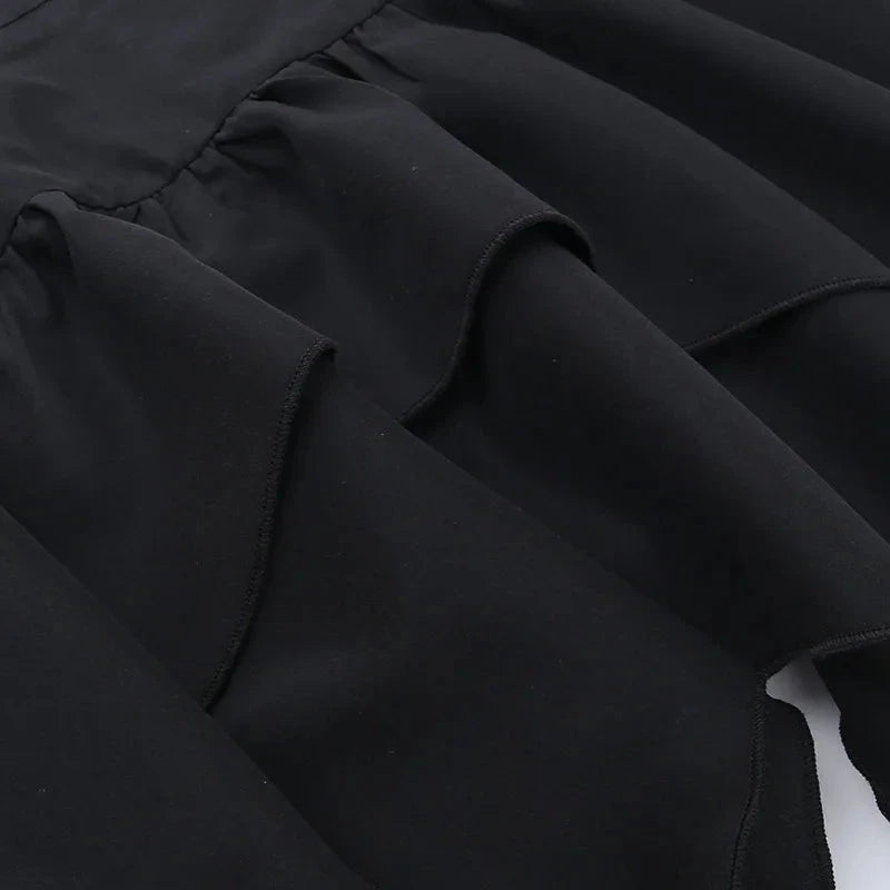 kawaiies-softtoys-plushies-kawaii-plush-Gothic Witch Punk Irregular Black Skirt Apparel