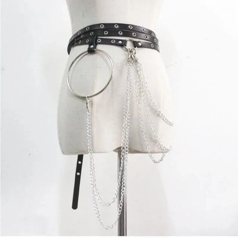 kawaiies-softtoys-plushies-kawaii-plush-Gothic Witch Punk Irregular Black Skirt Apparel