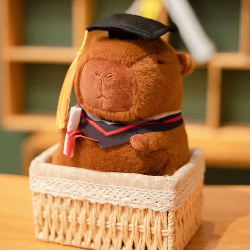 kawaiies-softtoys-plushies-kawaii-plush-Graduation Scholar Capybara Plush Soft toy