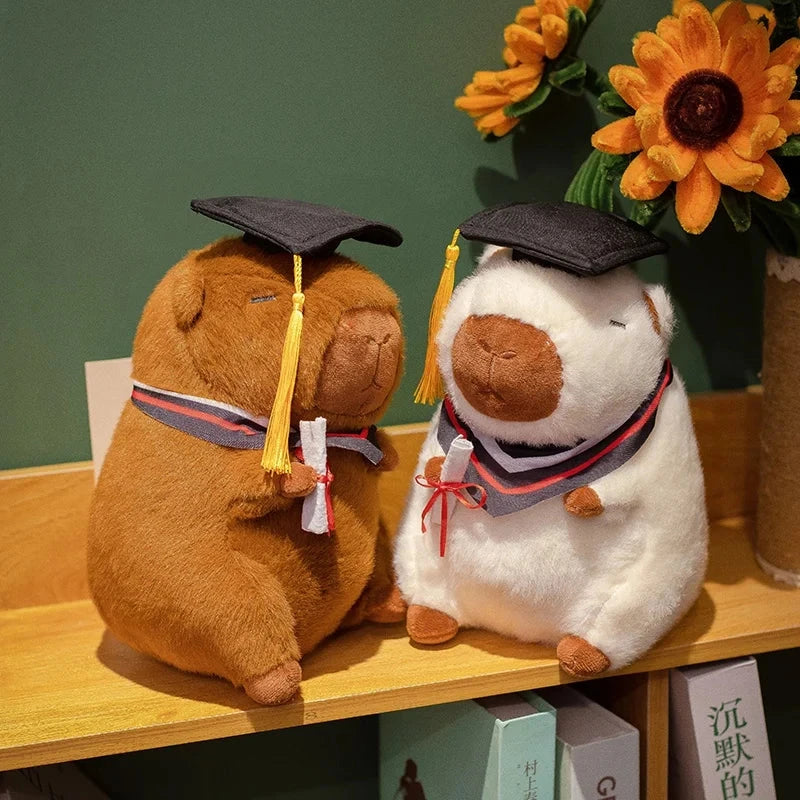 kawaiies-softtoys-plushies-kawaii-plush-Graduation Scholar Capybara Plush Soft toy
