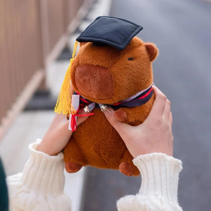 kawaiies-softtoys-plushies-kawaii-plush-Graduation Scholar Capybara Plush Soft toy
