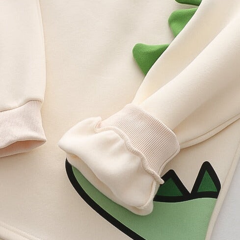 kawaiies-softtoys-plushies-kawaii-plush-Green Dinosaur Long Sleeve Unisex Sweatshirts | NEW Hoodies