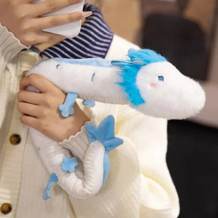 kawaiies-softtoys-plushies-kawaii-plush-Haku the Long White Blue Dragon Plush Soft toy 60cm