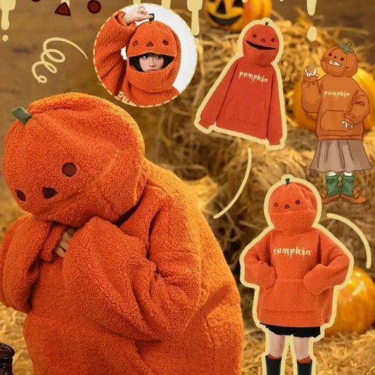 kawaiies-softtoys-plushies-kawaii-plush-Halloween Pumpkin Hoodie Jacket Apparel