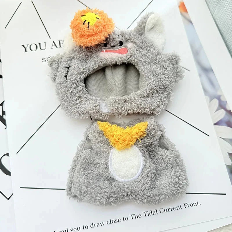 kawaiies-softtoys-plushies-kawaii-plush-Handmade Fluffy Animals Labubu Doll Outfit Collection Accessories