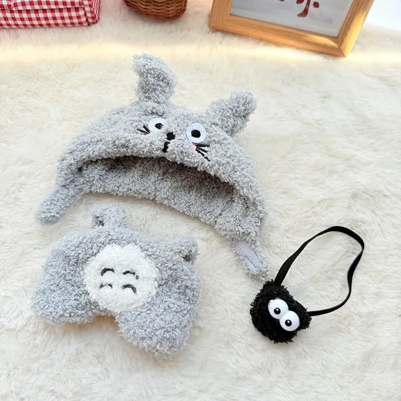 kawaiies-softtoys-plushies-kawaii-plush-Handmade Fluffy Animals Labubu Doll Outfit Collection Accessories