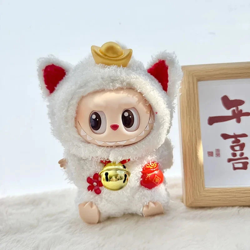 kawaiies-softtoys-plushies-kawaii-plush-Handmade Fluffy Animals Labubu Doll Outfit Collection Accessories