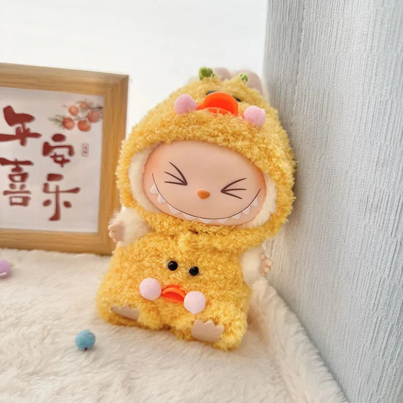 kawaiies-softtoys-plushies-kawaii-plush-Handmade Fluffy Animals Labubu Doll Outfit Collection Accessories Duck