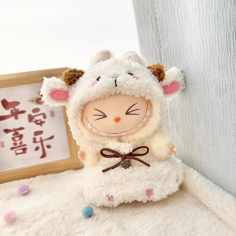 kawaiies-softtoys-plushies-kawaii-plush-Handmade Fluffy Animals Labubu Doll Outfit Collection Accessories Sheep