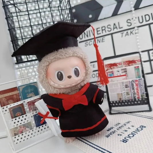 kawaiies-softtoys-plushies-kawaii-plush-Handmade Graduation Labubu Outfit Accessories