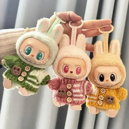 kawaiies-softtoys-plushies-kawaii-plush-Handmade Labubu Cosy Knitwear Outfits with Accessories Accessories