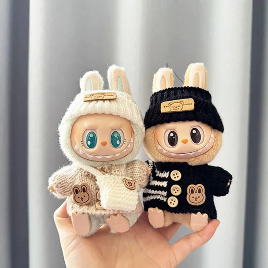 kawaiies-softtoys-plushies-kawaii-plush-Handmade Labubu Cosy Knitwear Outfits with Accessories Accessories