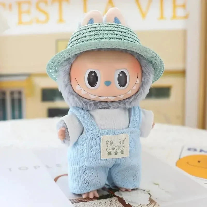 kawaiies-softtoys-plushies-kawaii-plush-Handmade Pastel Day-Out Labubu Doll Outfit Collection Accessories