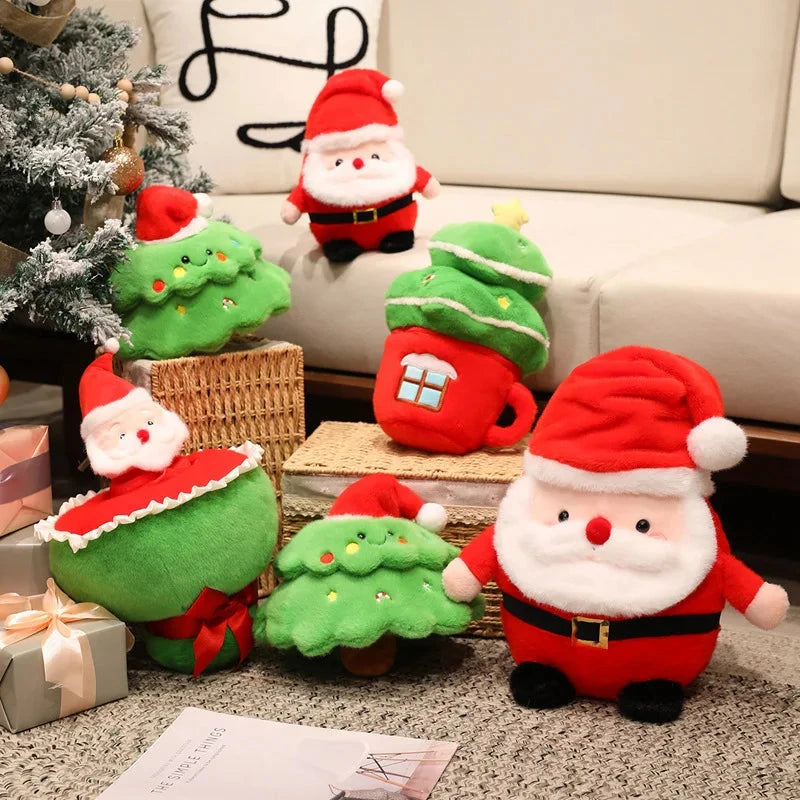 kawaiies-softtoys-plushies-kawaii-plush-Happy Kawaii Christmas Tree Santa Plushie Collection Soft toy