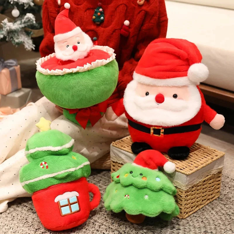 kawaiies-softtoys-plushies-kawaii-plush-Happy Kawaii Christmas Tree Santa Plushie Collection Soft toy