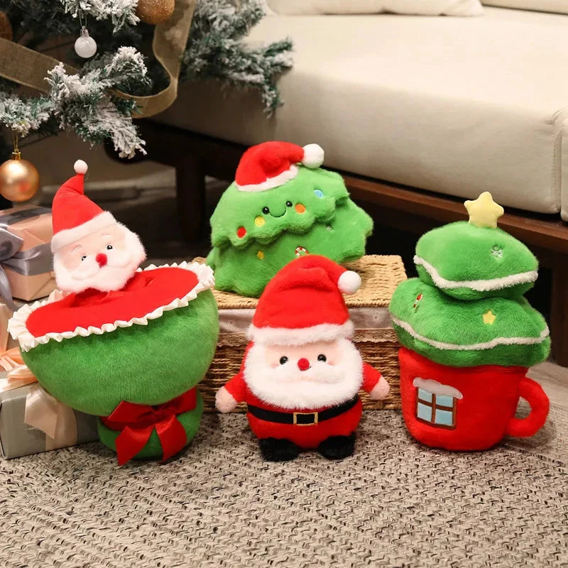 kawaiies-softtoys-plushies-kawaii-plush-Happy Kawaii Christmas Tree Santa Plushie Collection Soft toy