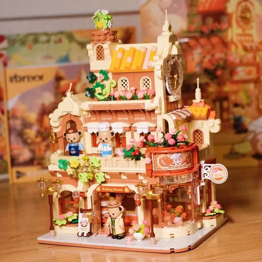 kawaiies-softtoys-plushies-kawaii-plush-Honey Bear Cupcakes & Cookies Bakery Micro Building Blocks Build it