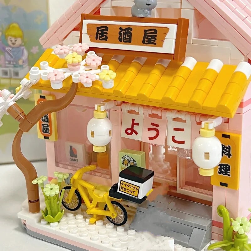 kawaiies-softtoys-plushies-kawaii-plush-Izakaya and Chashitsu Sakura Micro Building Blocks Build it