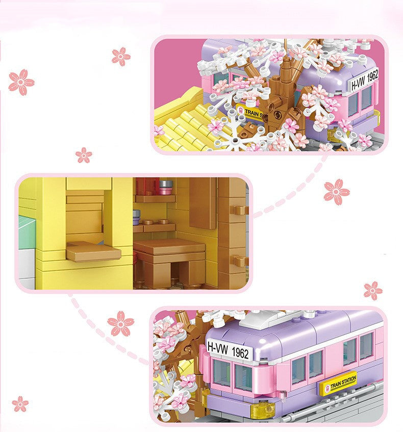kawaiies-softtoys-plushies-kawaii-plush-Izakaya and Chashitsu Sakura Micro Building Blocks Build it