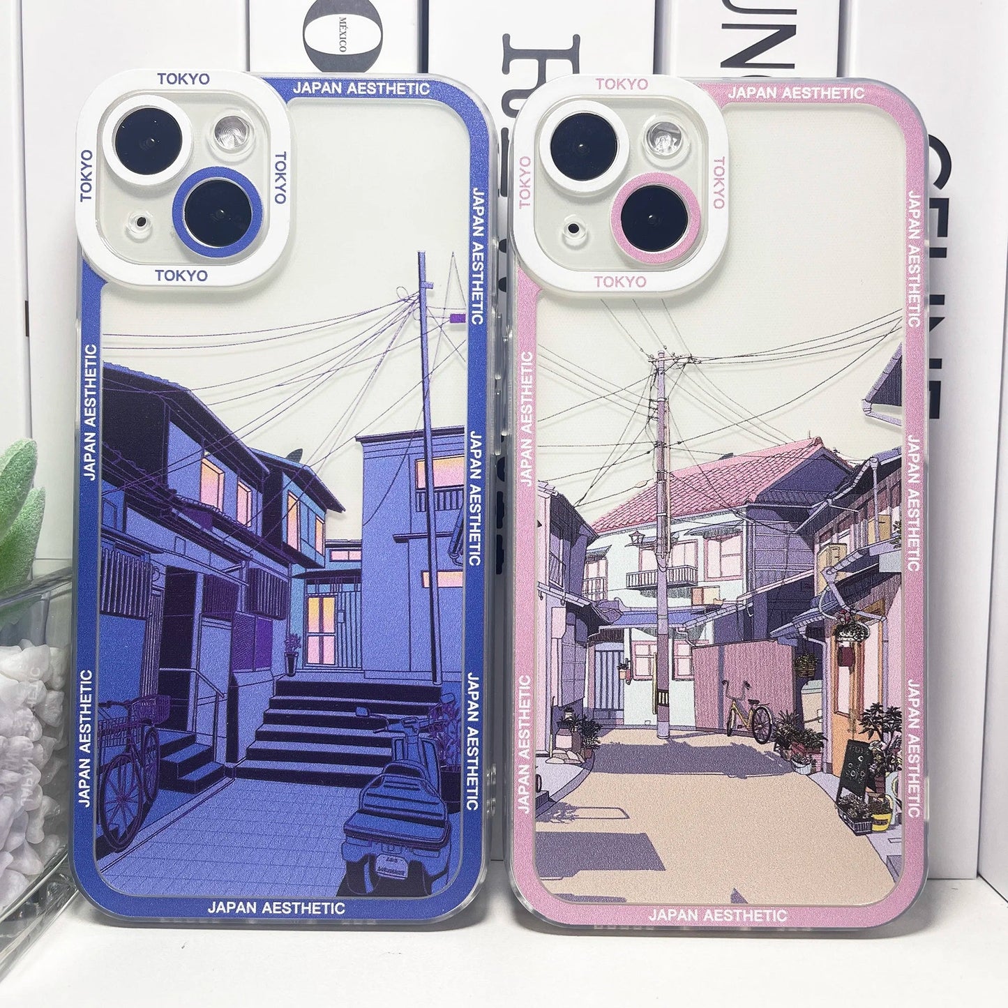 kawaiies-softtoys-plushies-kawaii-plush-Japanese Aesthetic Streets of Kyoto iPhone Case Accessories