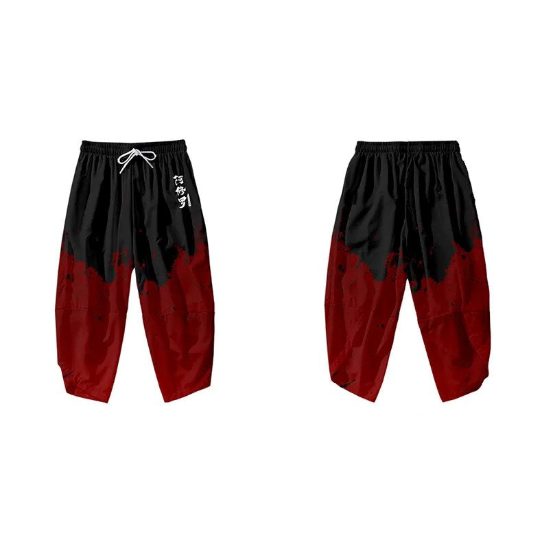 kawaiies-softtoys-plushies-kawaii-plush-Japanese Anime Asura Blades Men Two-Piece Kimono Yukata Top & Pants Sets Kimono