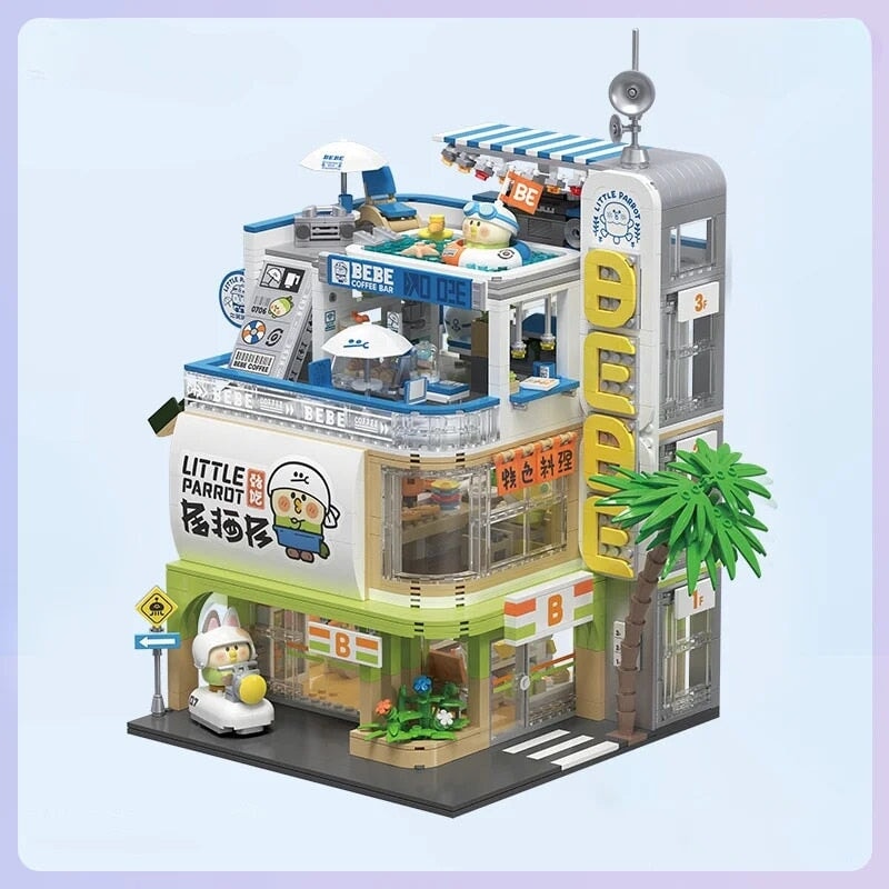kawaiies-softtoys-plushies-kawaii-plush-Japanese BeBe Shopping Mall Building Blocks Set Build it