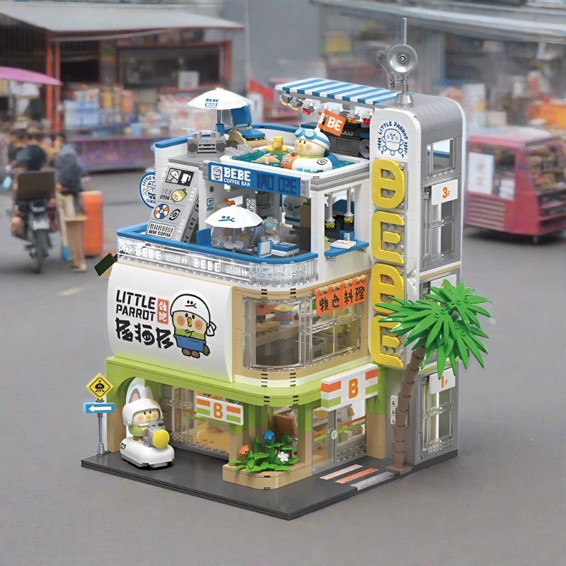 kawaiies-softtoys-plushies-kawaii-plush-Japanese BeBe Shopping Mall Building Blocks Set Build it