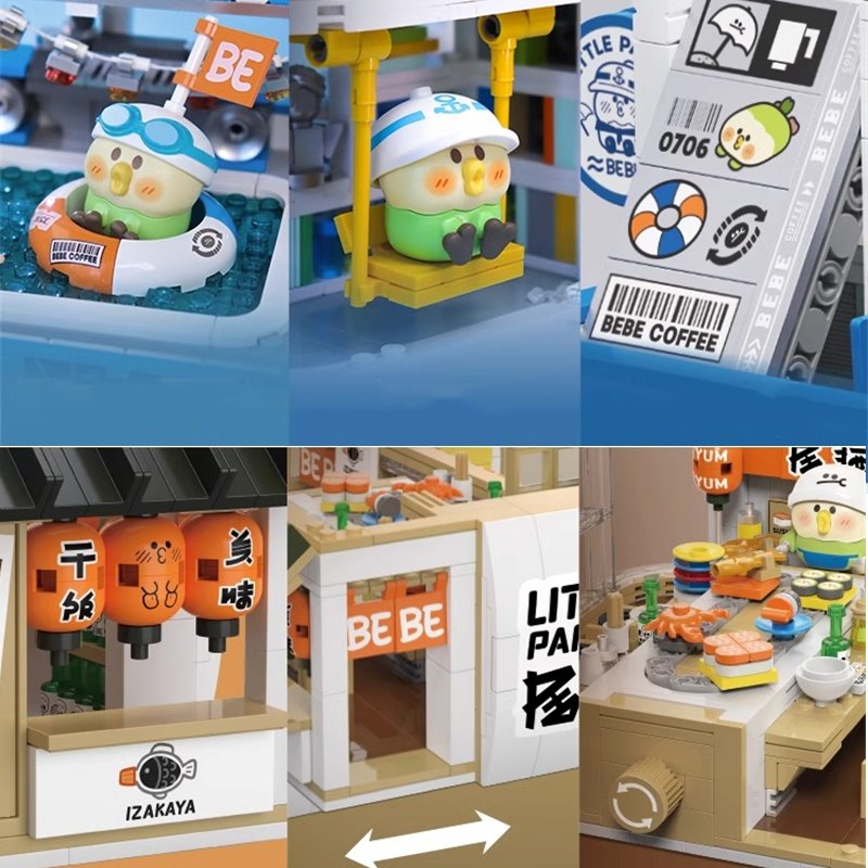 kawaiies-softtoys-plushies-kawaii-plush-Japanese BeBe Shopping Mall Building Blocks Set Build it