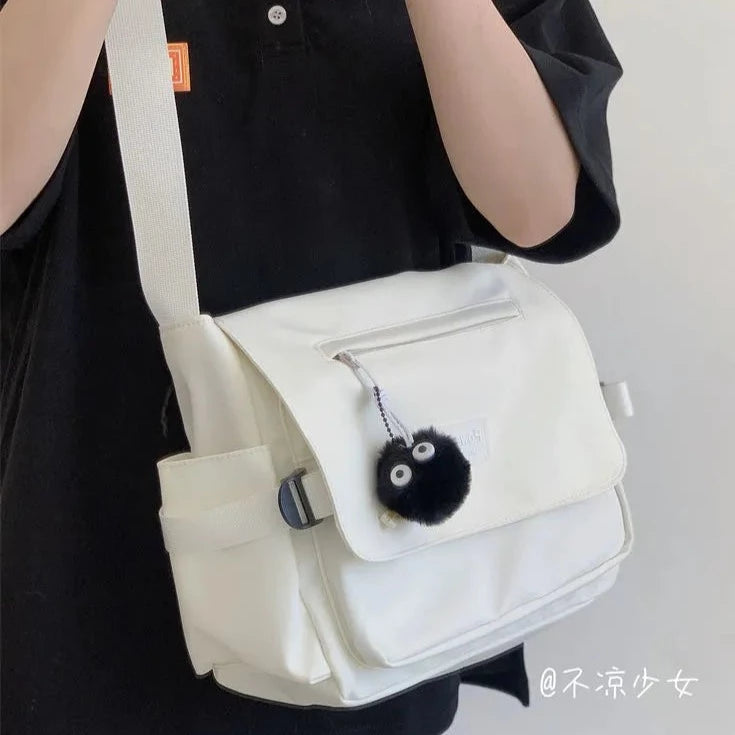 kawaiies-softtoys-plushies-kawaii-plush-Japanese Harajuku Power Off Simple Crossbody Shoulder Bag Bags
