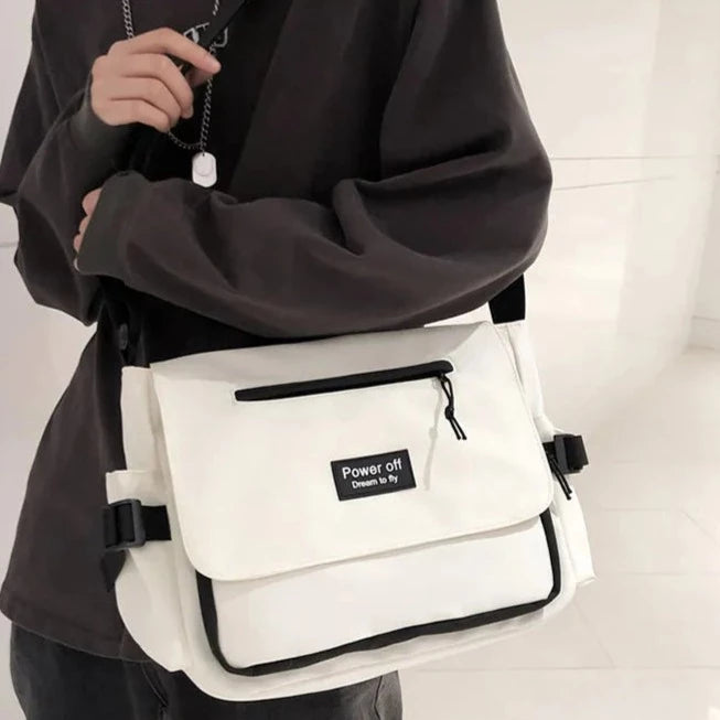 kawaiies-softtoys-plushies-kawaii-plush-Japanese Harajuku Power Off Simple Crossbody Shoulder Bag Bags