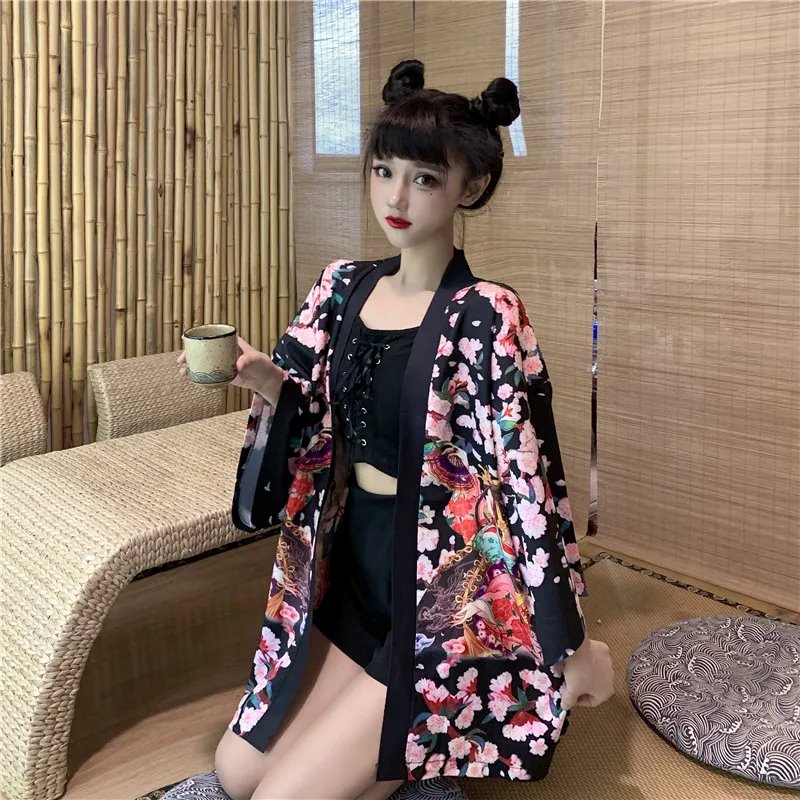 kawaiies-softtoys-plushies-kawaii-plush-Japanese Lady Sakura Women Kimono Robe Cardigan Kimono